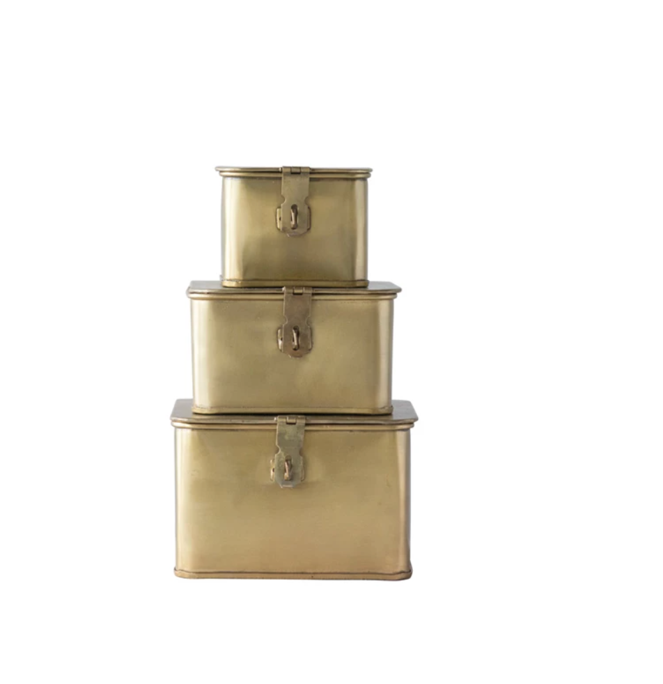 Decorative Brass Boxes
