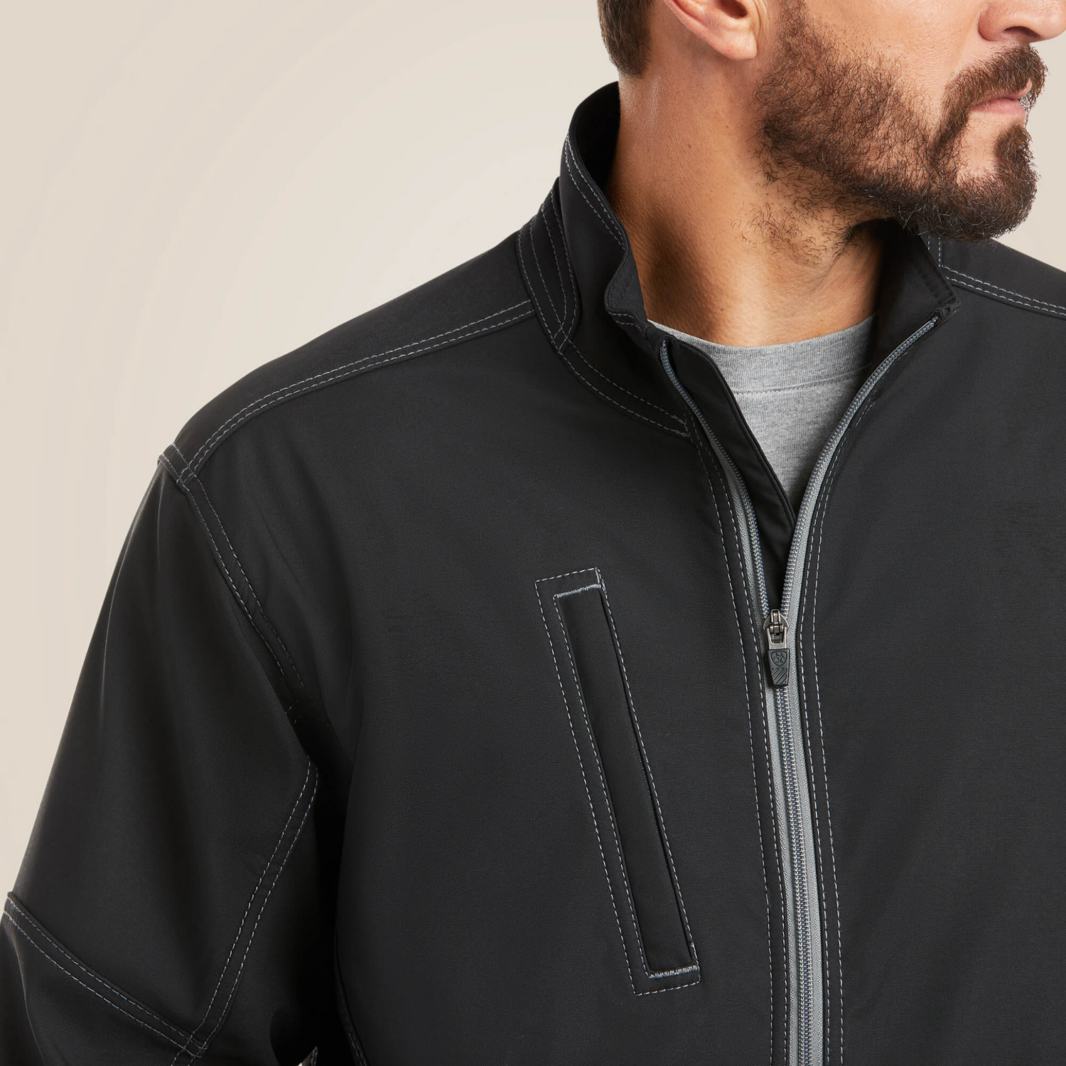 Ariat Mens Rebar Stretch Canvas Softshell Jacket