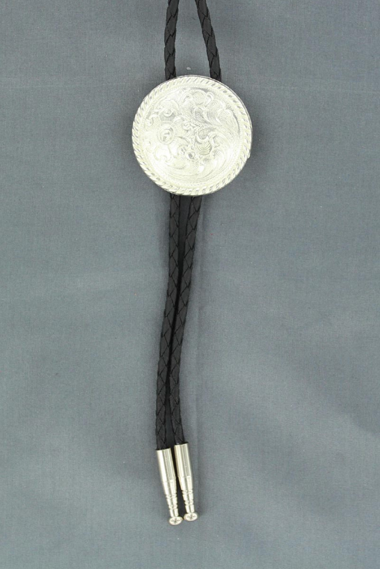 Floral Concho Bolo Tie