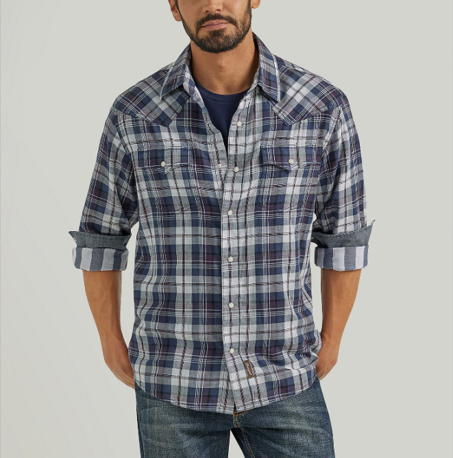 Wrangler Retro Premium Western Snap Shirt