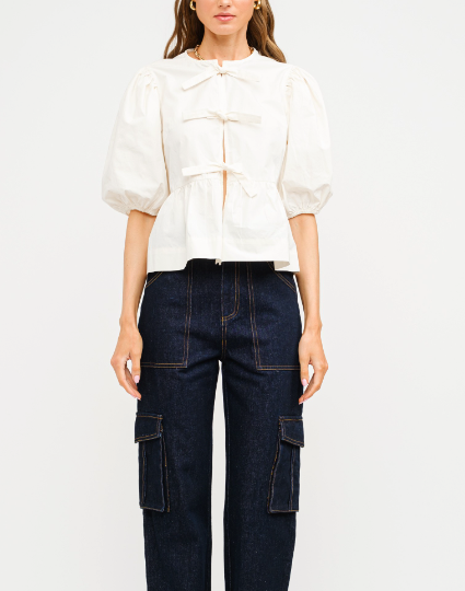 Poplin Top Norah Blouse