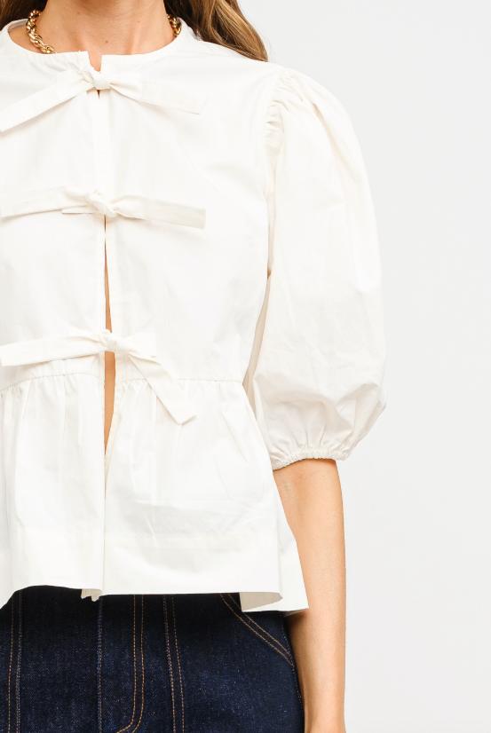 Poplin Top Norah Blouse