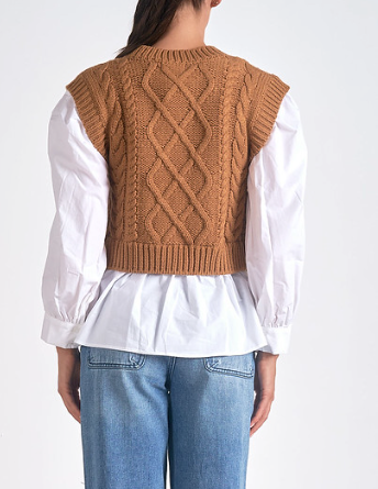 Layered Sweater Vest