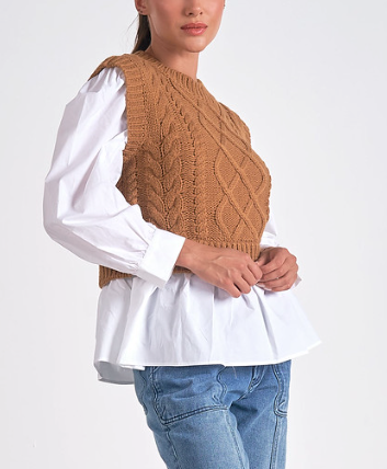 Layered Sweater Vest