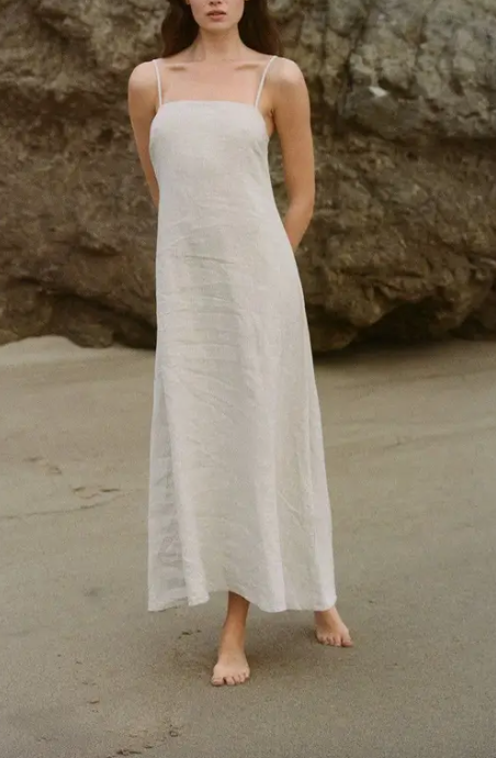 Linen Maxi Dress