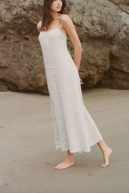 Linen Maxi Dress