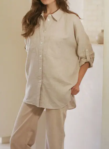 Peyton Linen Button Down