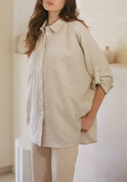 Peyton Linen Button Down