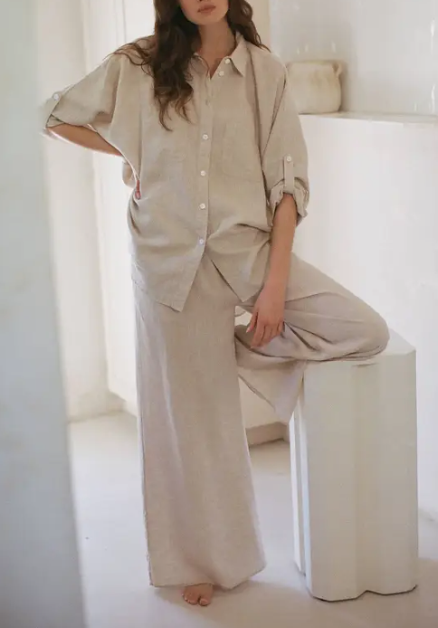 Peyton Linen Button Down