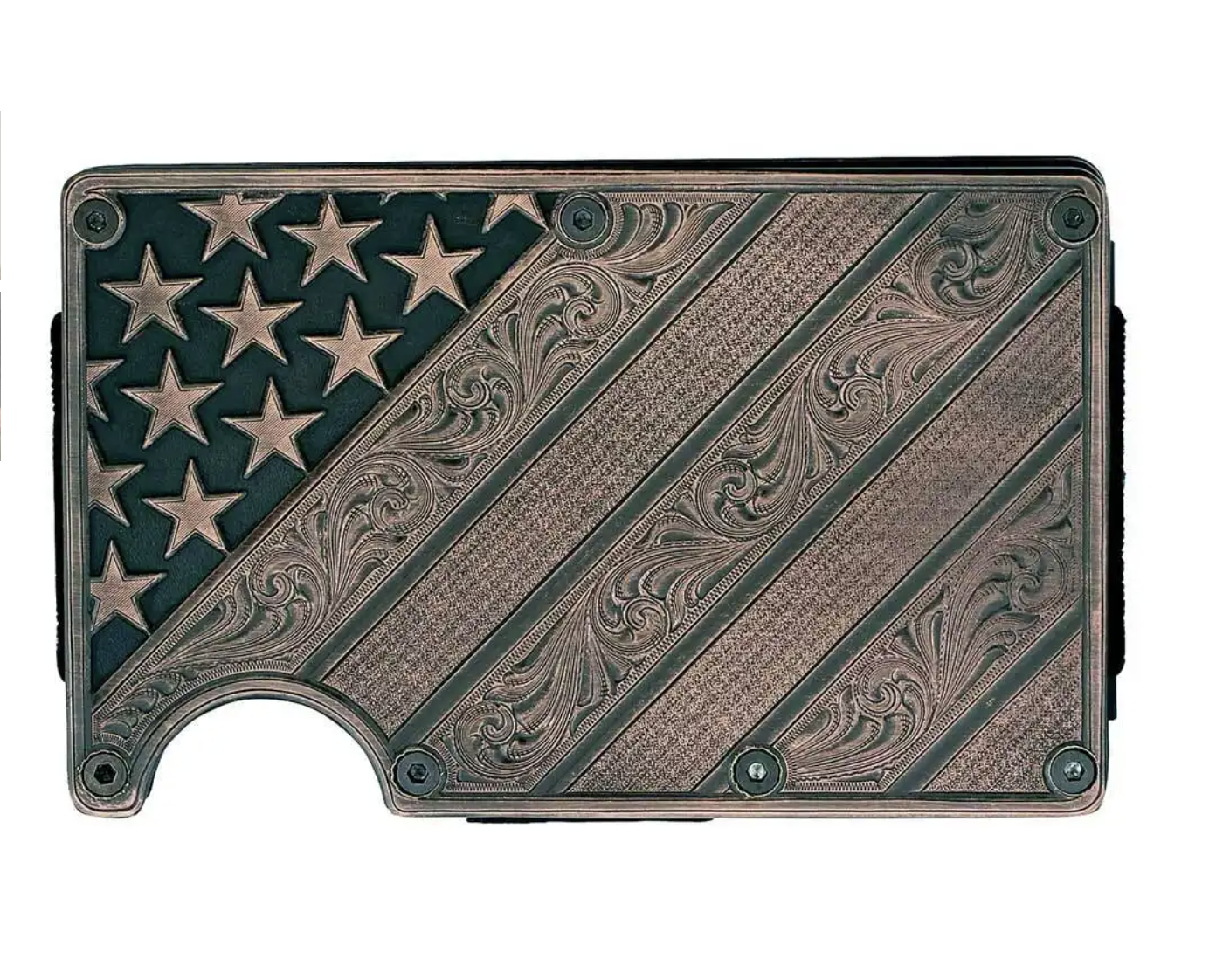 Montana Silversmith All American Bronze Credit Card Holder