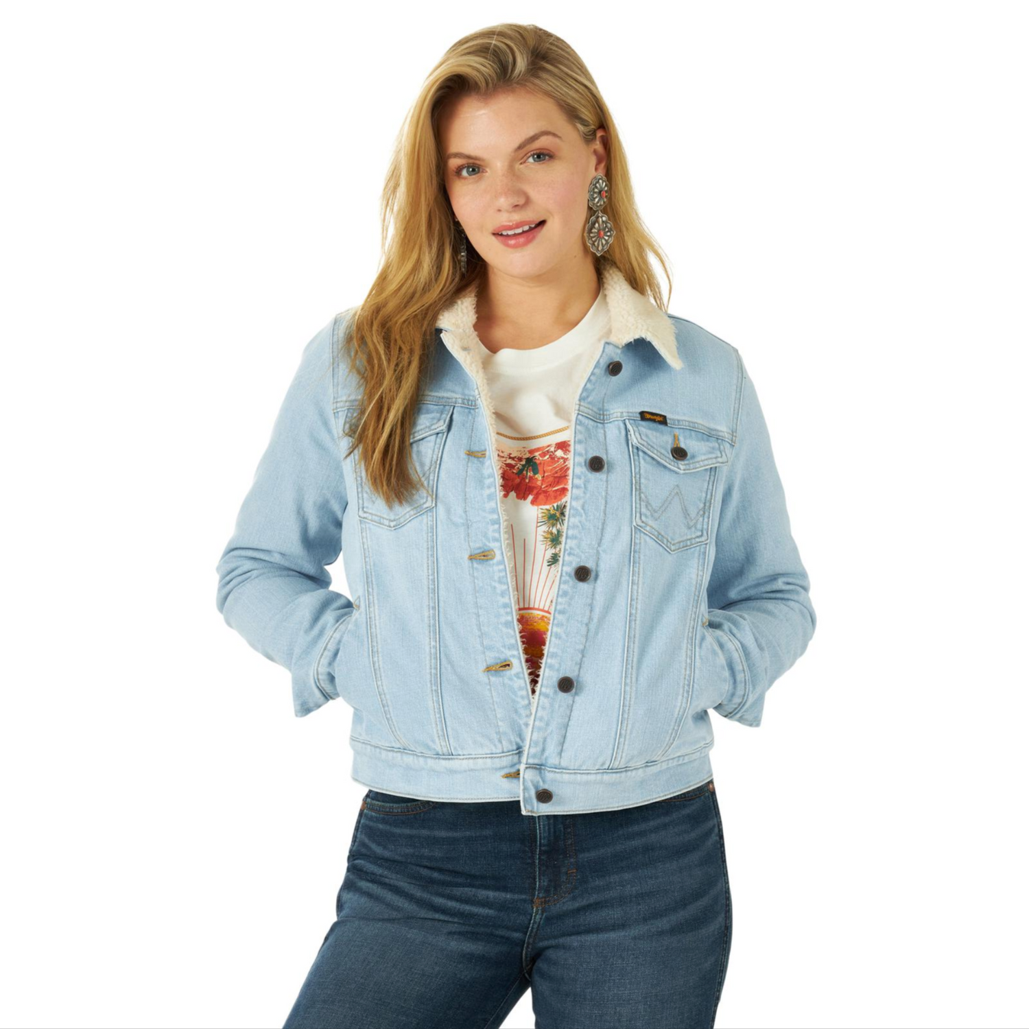 Wrangler Retro Outerwear Jacket - Bleached Denim