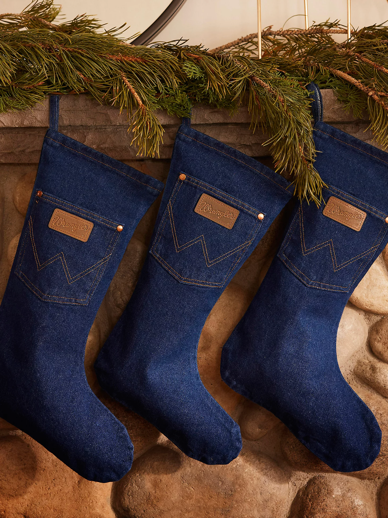 Wrangler Denim Christmas Stocking