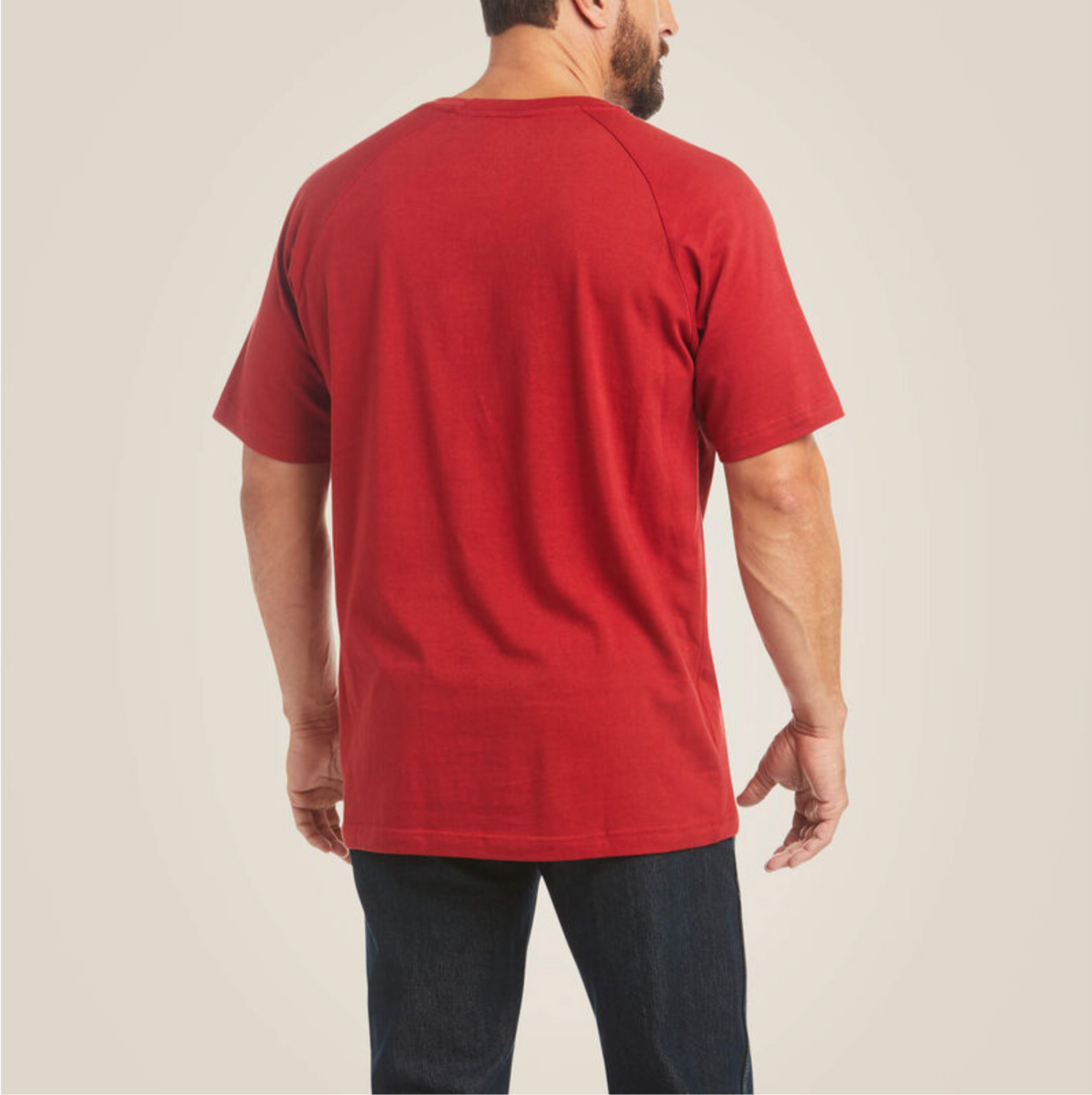 Ariat Rebar Cotton Strong SS T-Shirt - Red