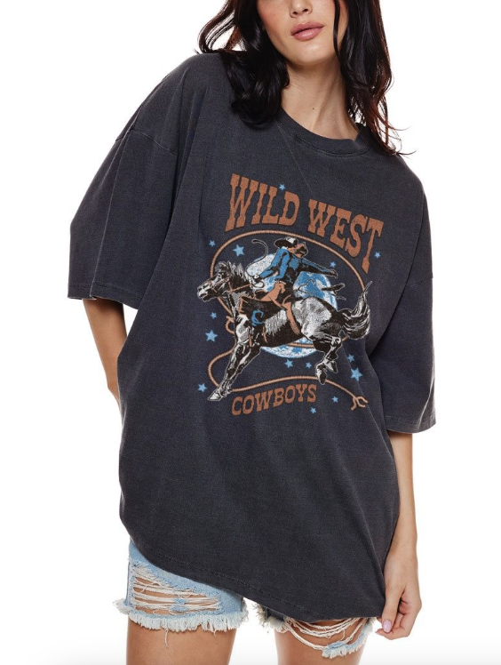 Wild West Cowboys Puff Tee