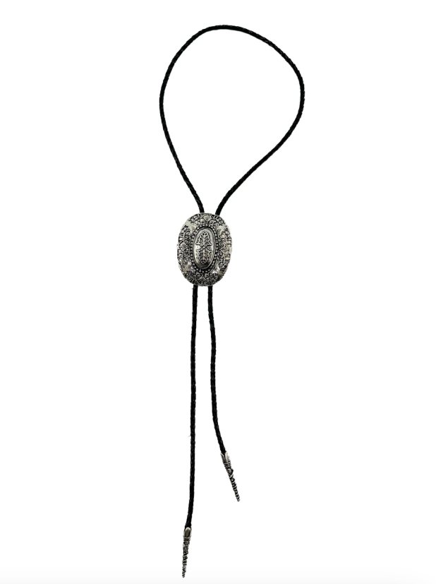 Silver Oval Bolo