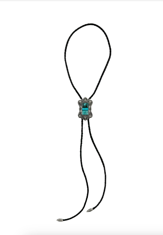 Silver with Turquoise Bolo