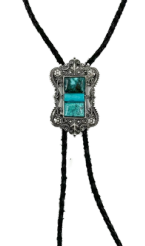 Silver with Turquoise Bolo