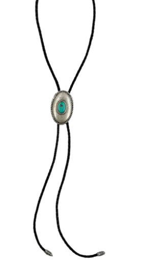 Carey Silver Turquoise Bolo