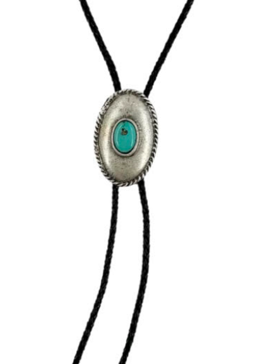 Carey Silver Turquoise Bolo