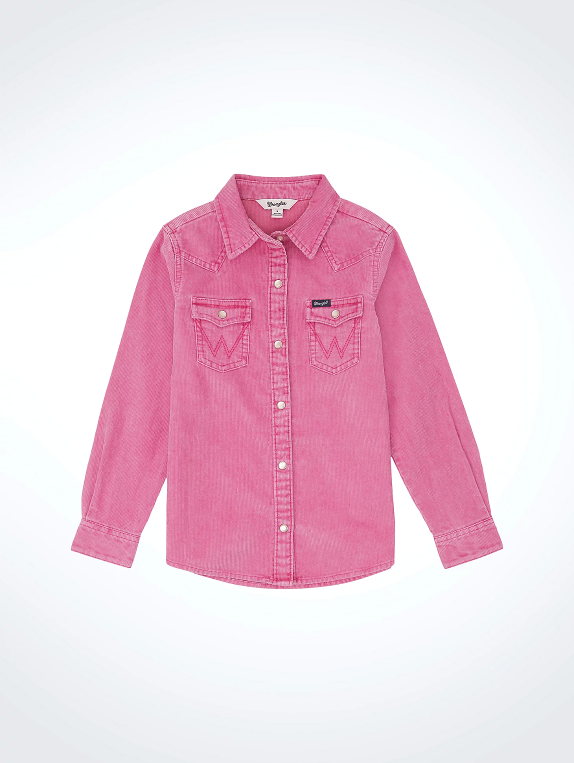 Wrangler Girls Pink Corduroy Shirt