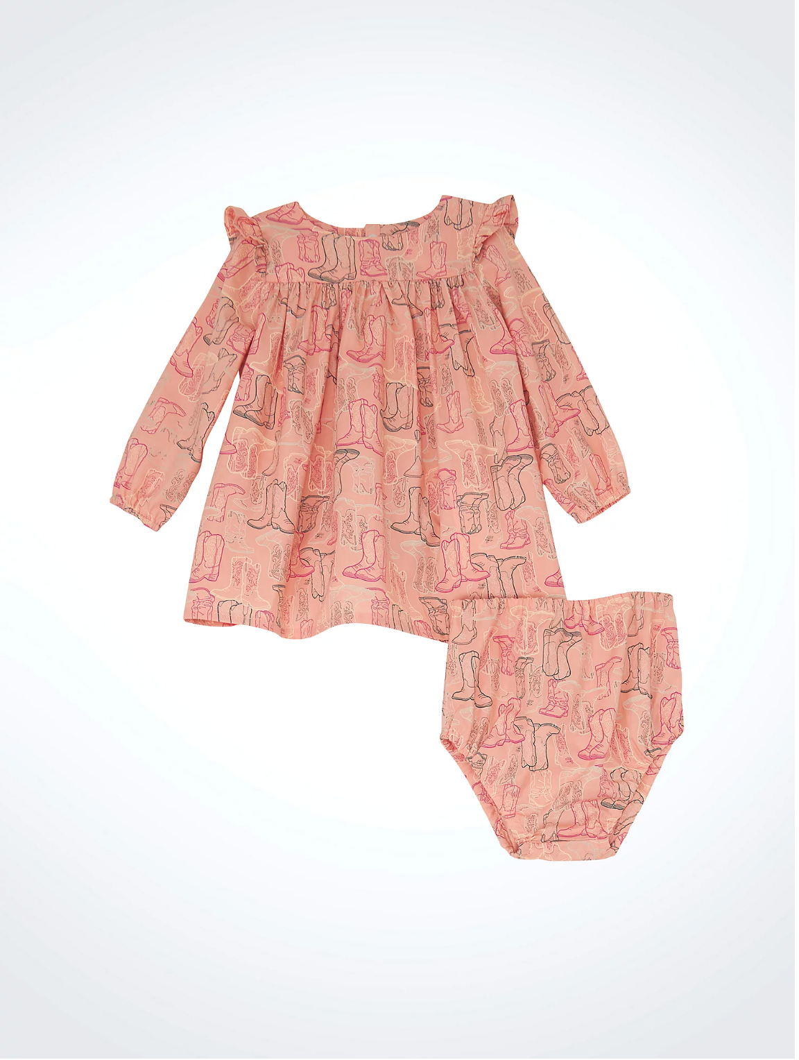 Wrangler Baby Girls Western Print Dress