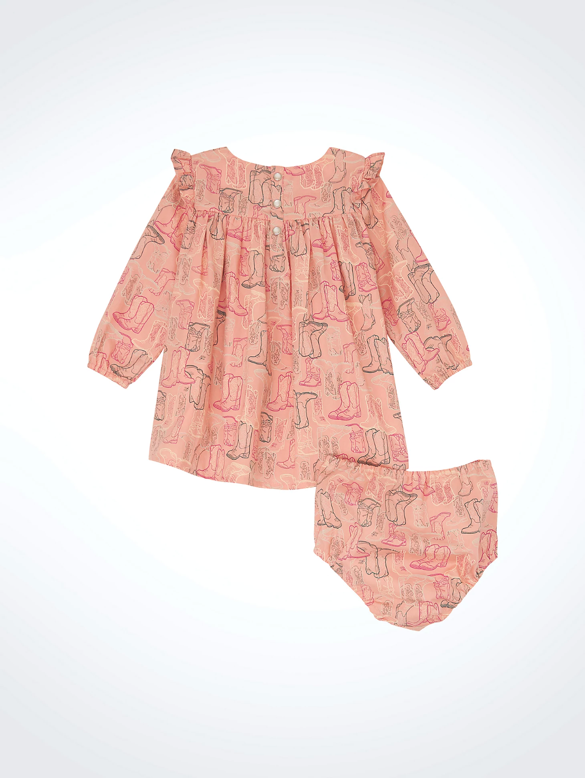 Wrangler Baby Girls Western Print Dress