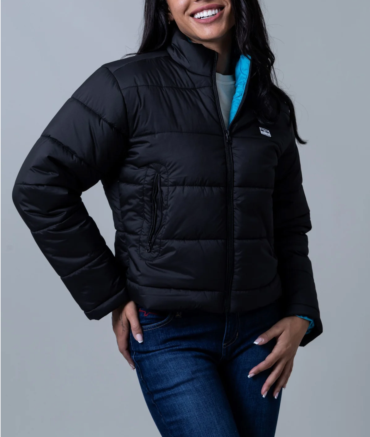 Kimes Ranch Womens Valencia Puffy Jacket - Black