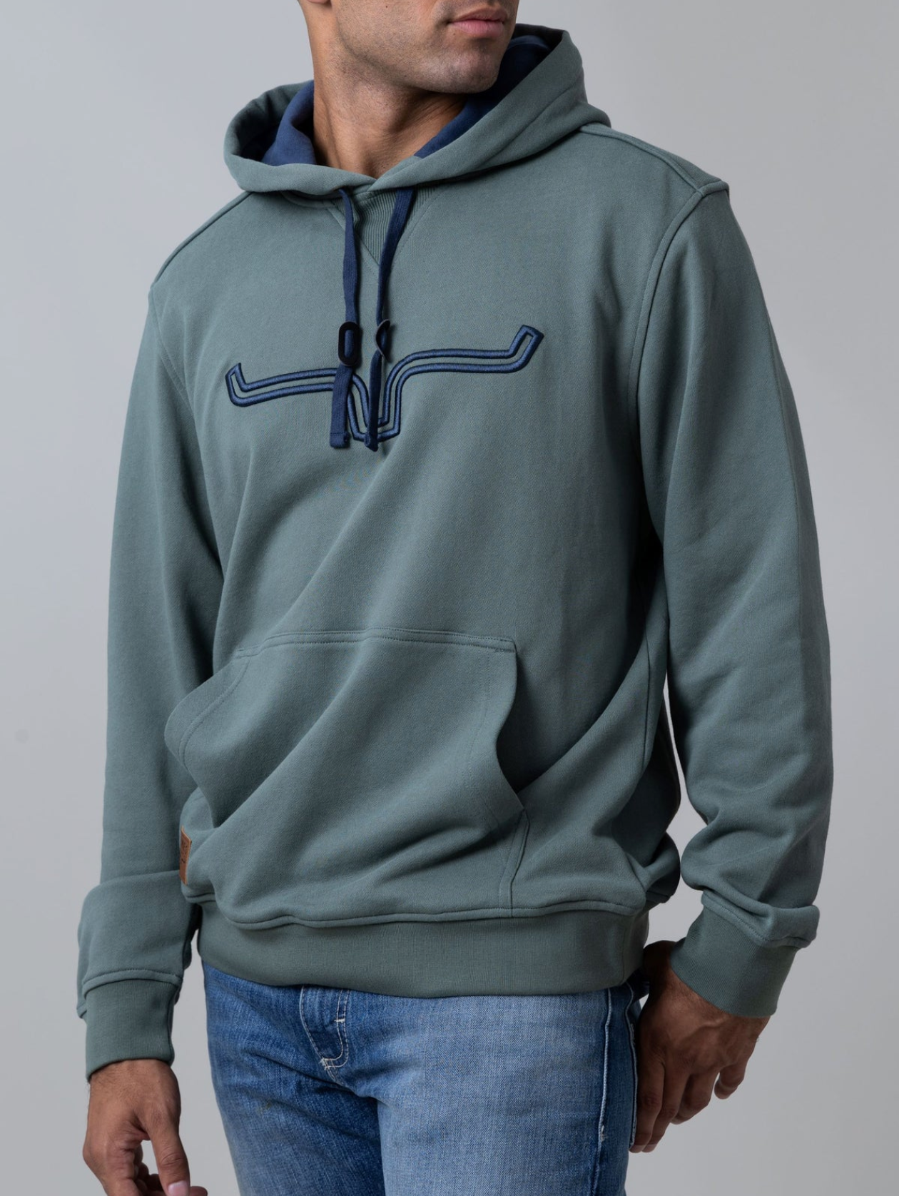 Kimes Ranch Mans Fast Talker Hoodie - Pine