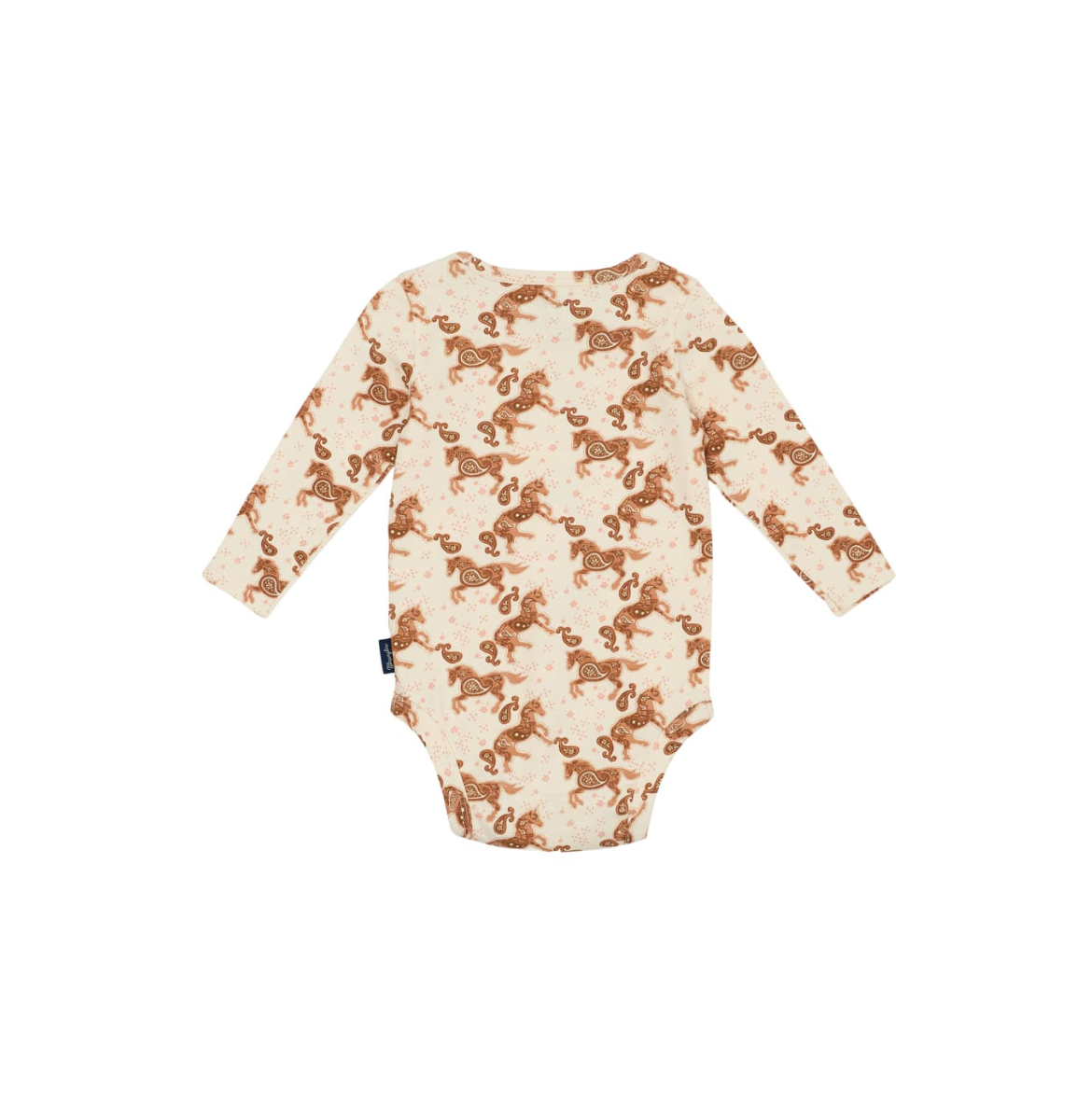 Wrangler Baby Girls Paisley Horse Onsie