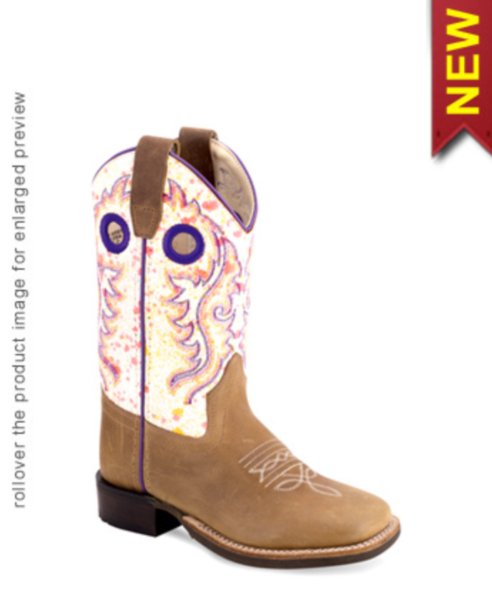 Old West Kids Unicorn Cowboy Boots