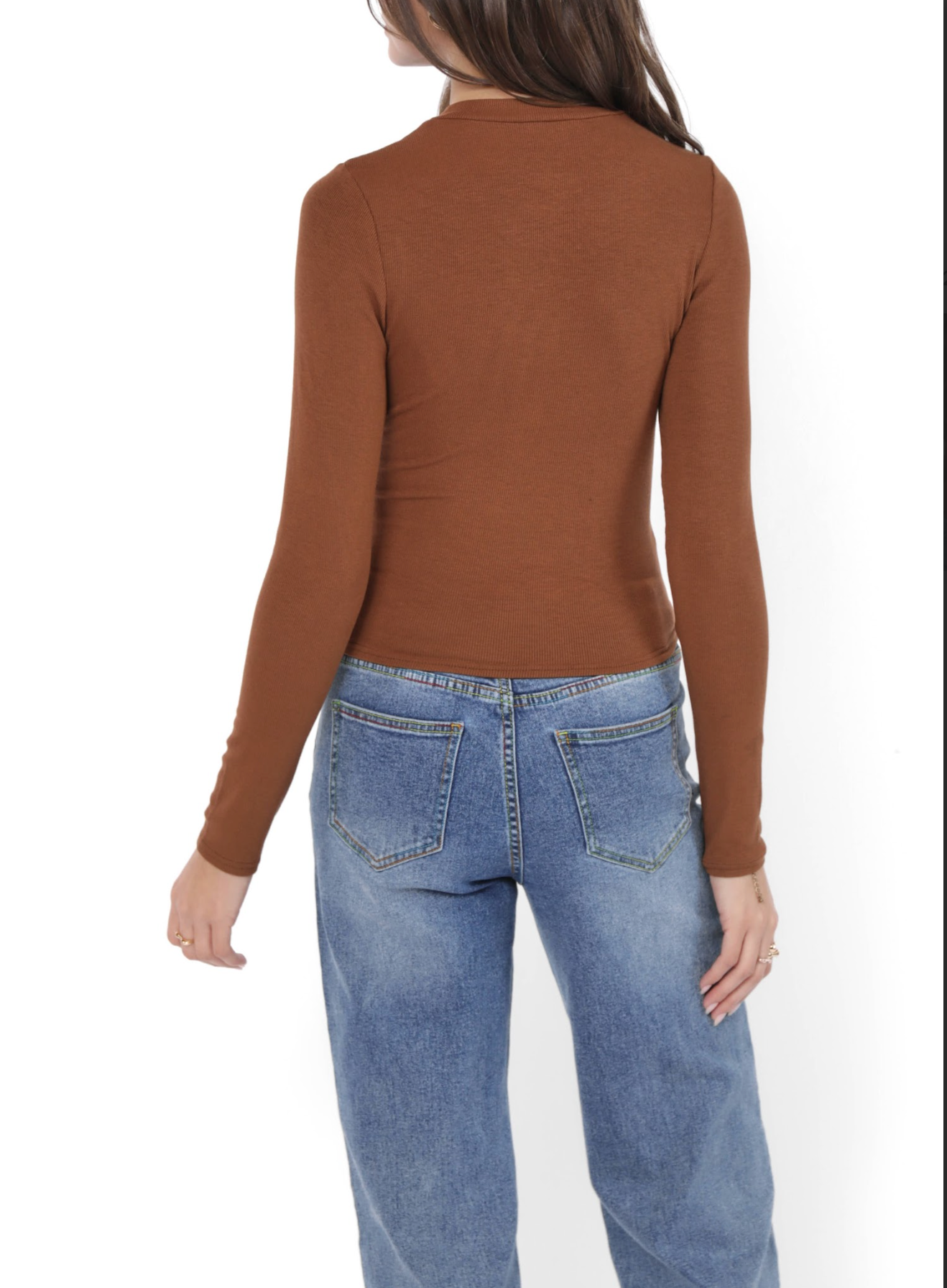 Ronan Ribbed Crewneck Top