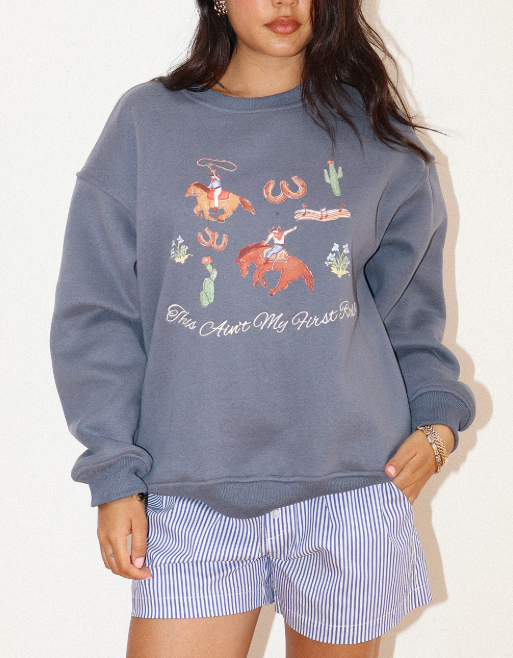 Bailey Rose this ain't my first rodeo sweatshirt crewneck BRT0166-80 at Boltranchstore.com