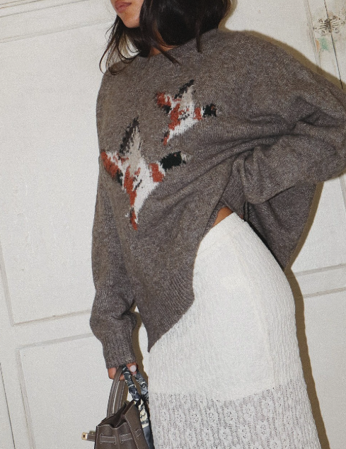 Flying Duck Knit Sweater Bailey Rose womens fall winter sweater free shipping popular viral Boltranchstore.com western fashion Ballerina Farm Clothes