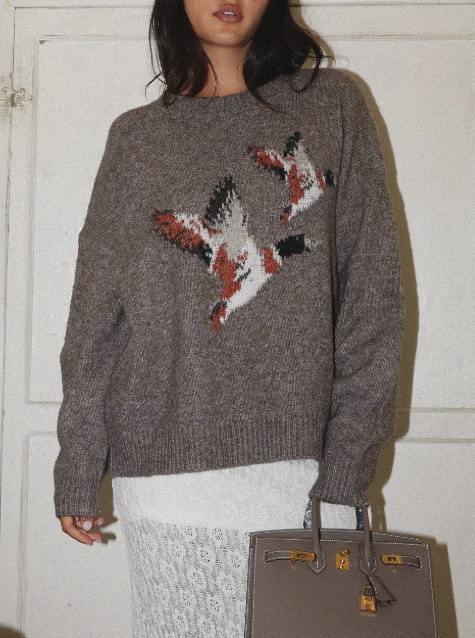 Flying Duck Knit Sweater