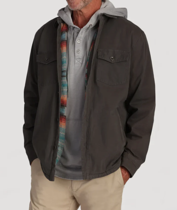 True Grit Drifter Blanket Lined Jacket Mens carbon comfortable popular outerwear barn jacket work mountain fashion western Boltranchstore.com True Grit free shipping