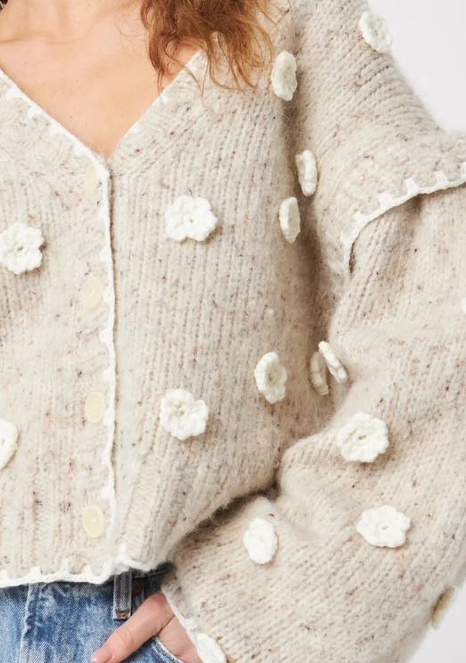 Marco Floral Applique Cardigan