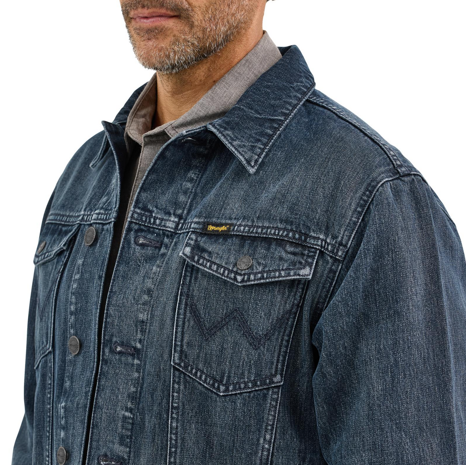 Wrangler Mens Wstn Retro Unlined Jacket