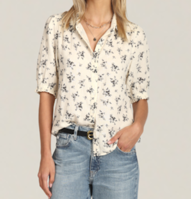 Dylan Womens Blake Floral Blouse