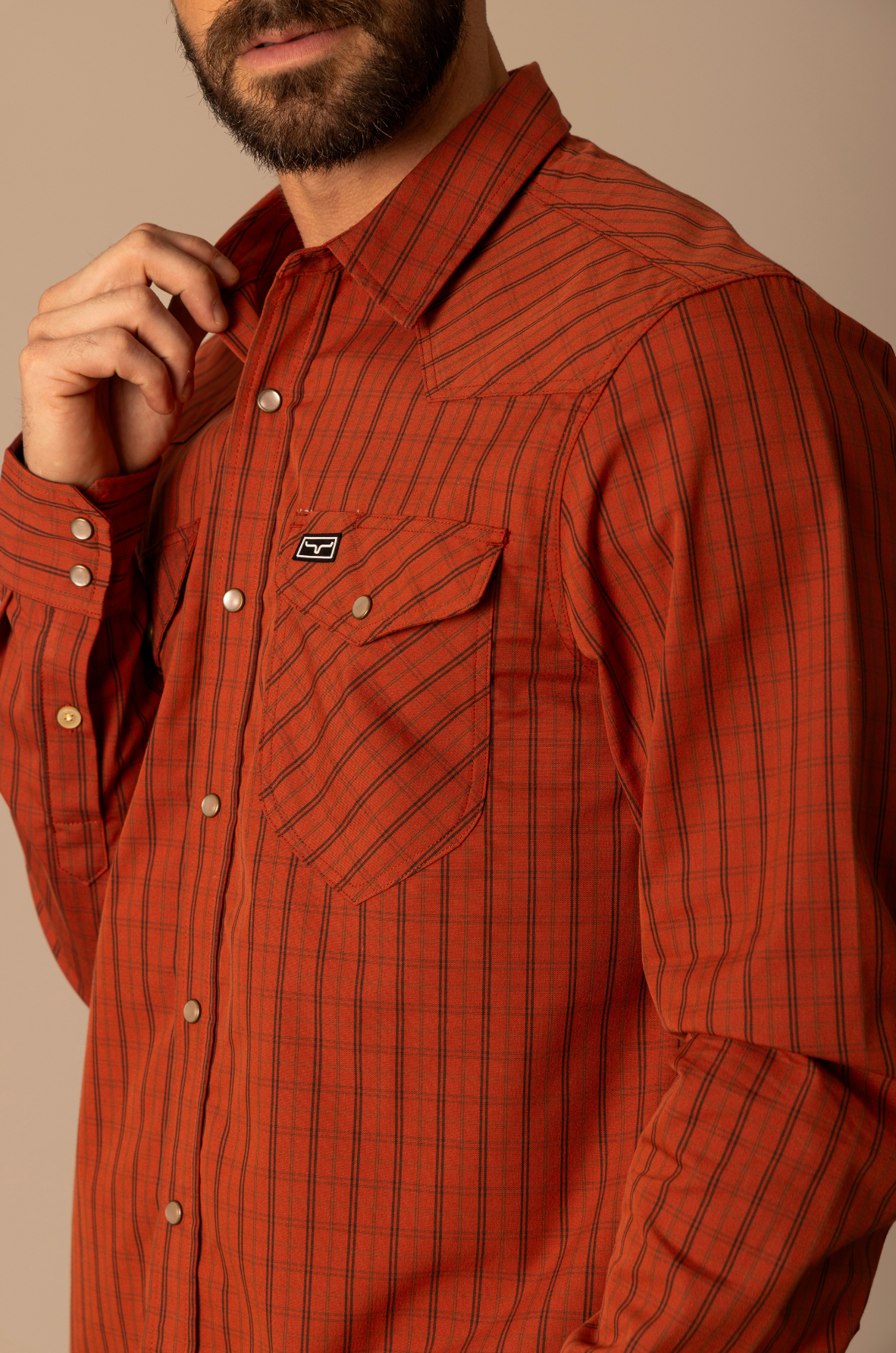 Kimes Mens Smalls Striped Shirt