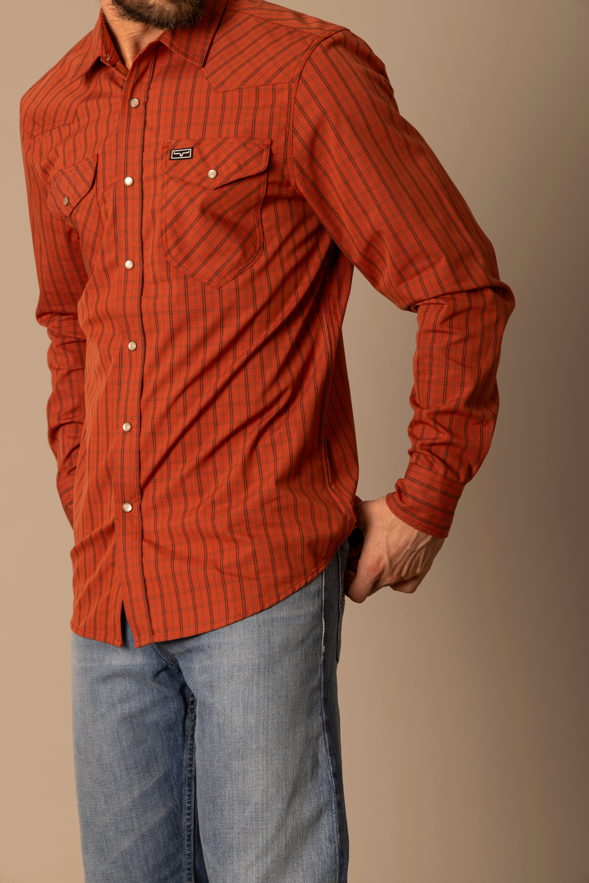 Kimes Mens Smalls Striped Shirt