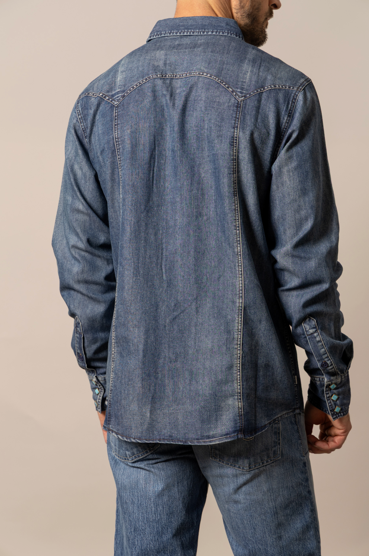Kimes Mens Memphis Denim Shirt