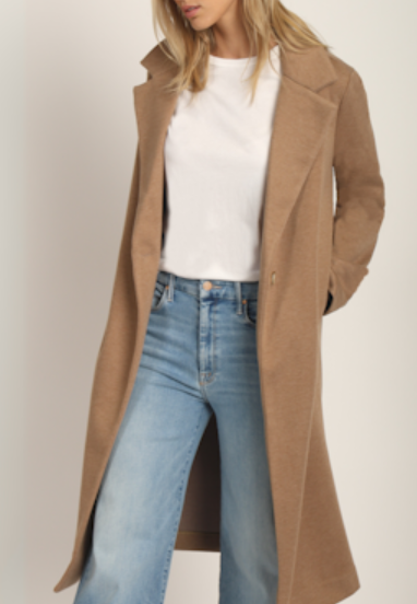 Dylan Womens Rowan Coat tan overcoat at Boltranchstore.com free shipping Warm Brown fall 2025 chic