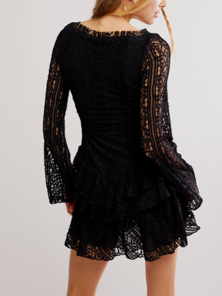Free People Tabby Lace Mini Dress