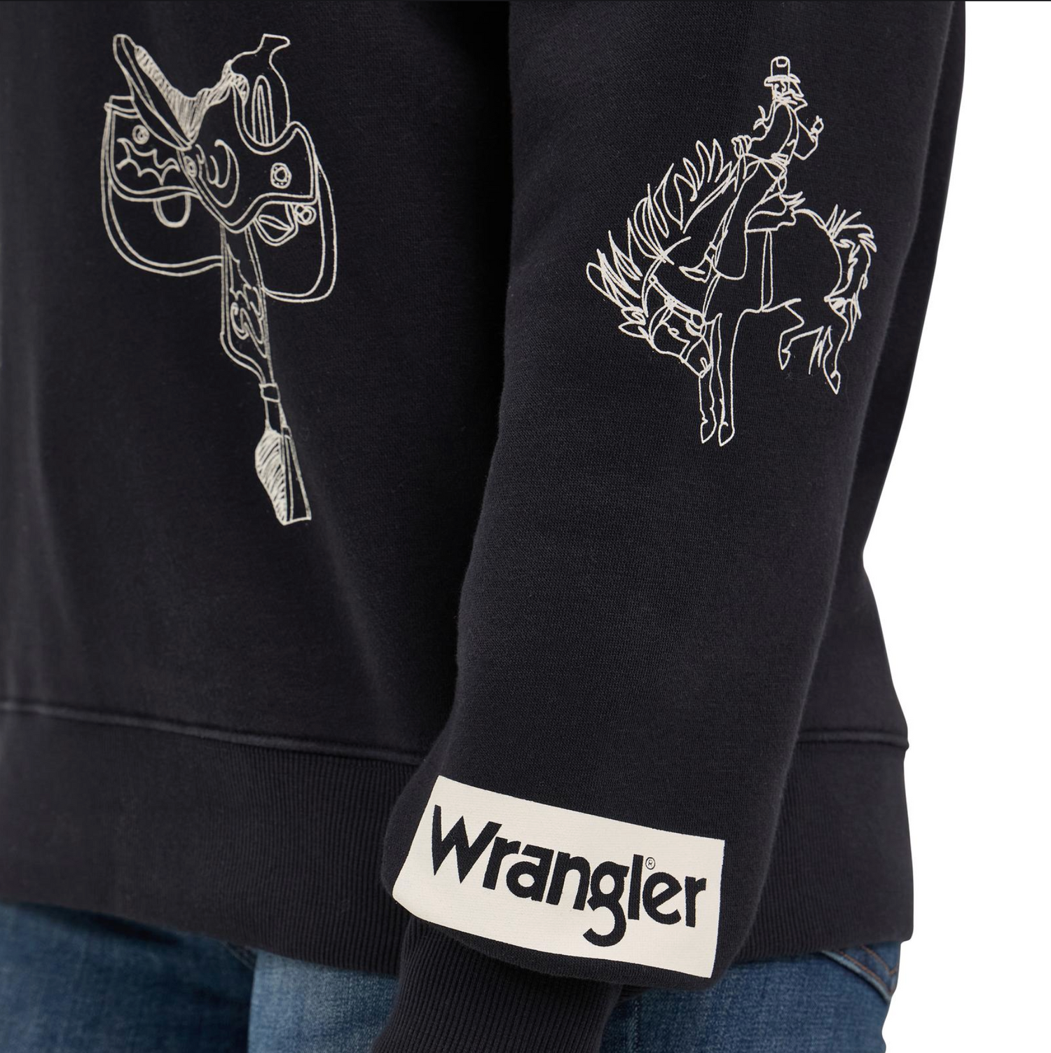 Wrangler Womens Punchy Crew Sweatshirt