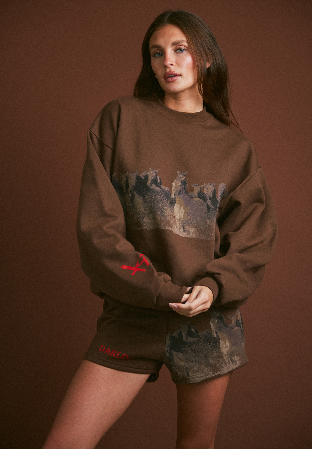 Darlin Wild Horse Crewneck