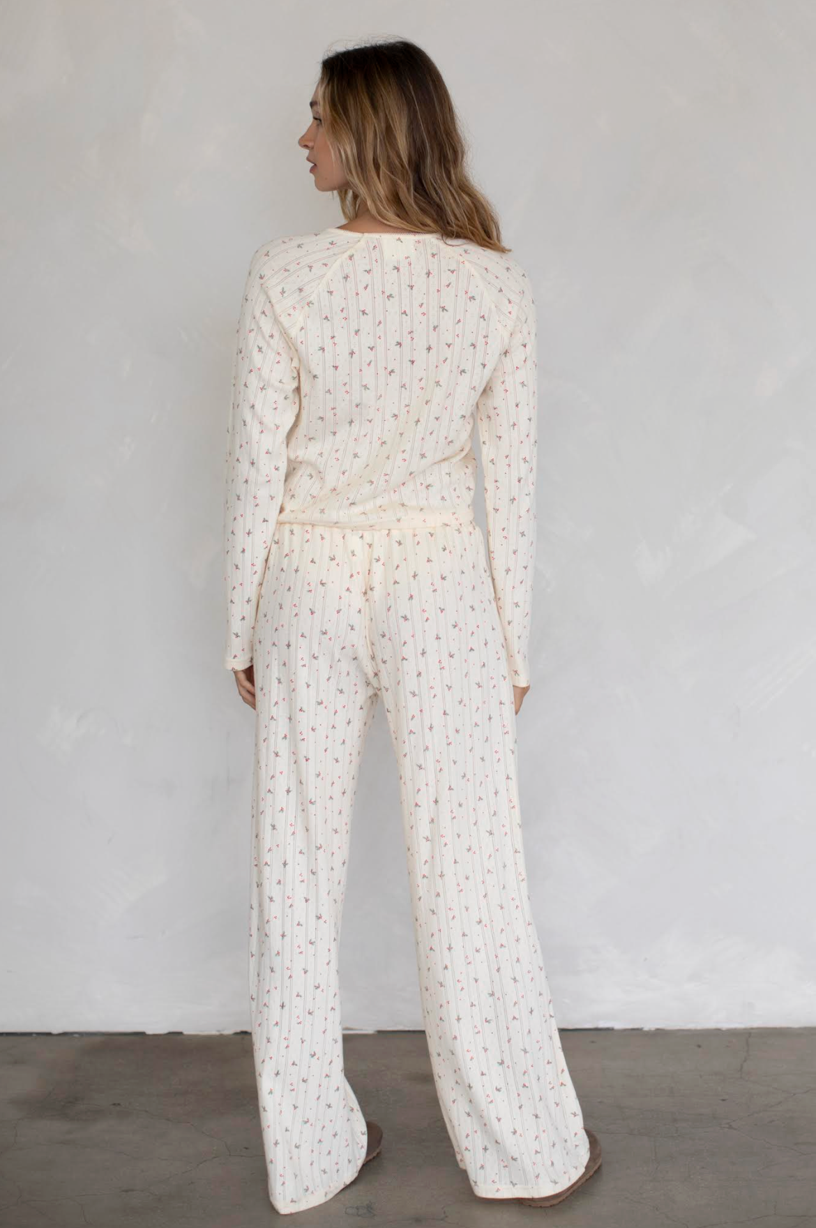 Pointelle Womens Lounge Wear Set