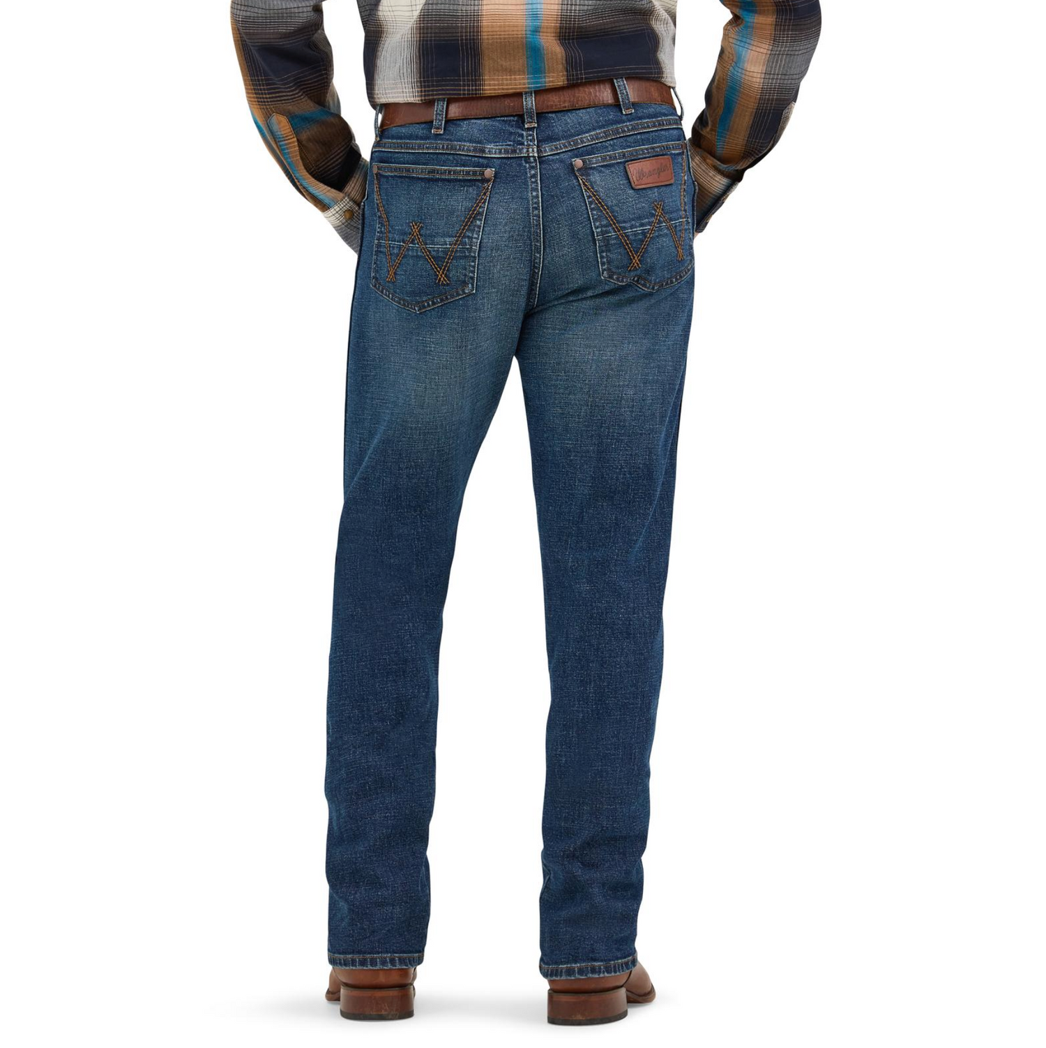 Wrangler Retro Mens Slim Straight Jean in Jasper