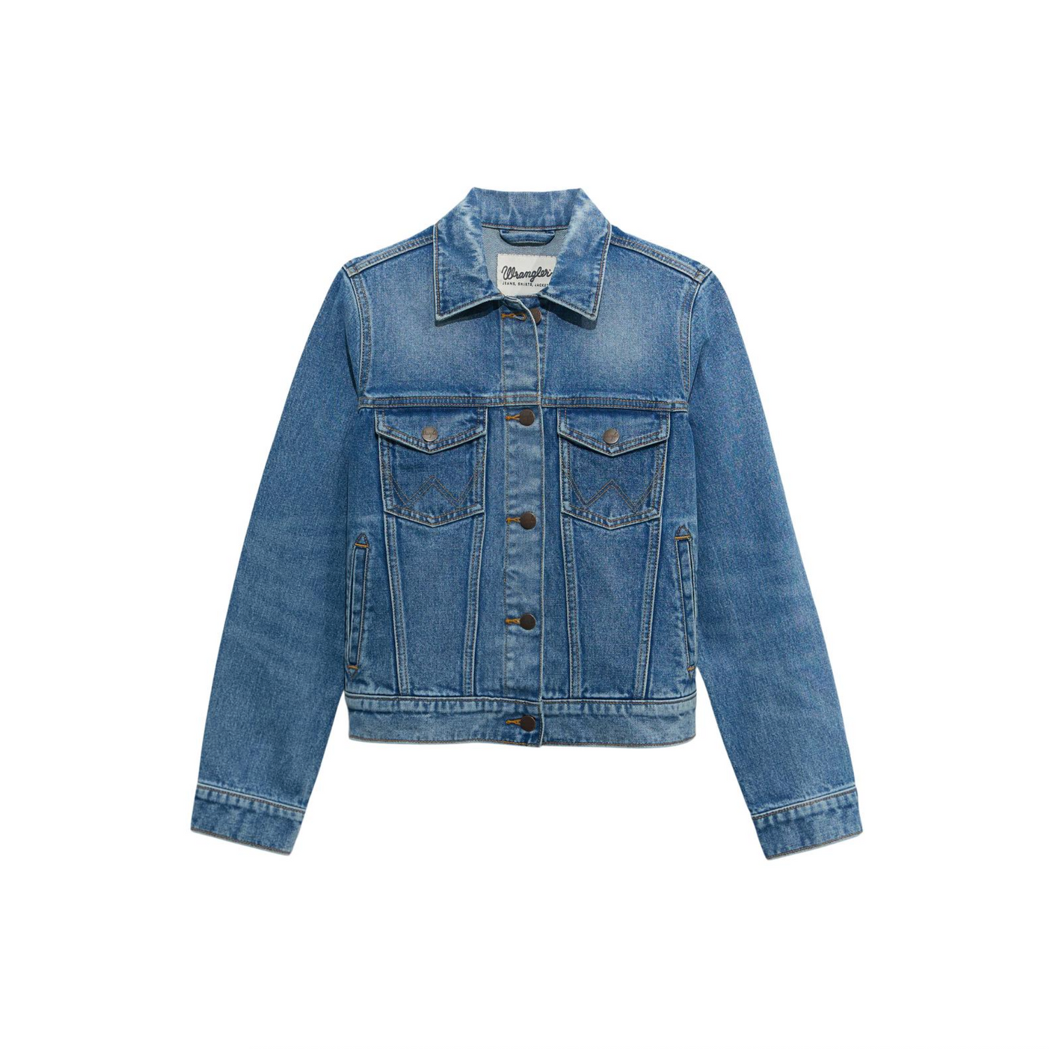 Wrangler Womens Light Wash Denim Jacket