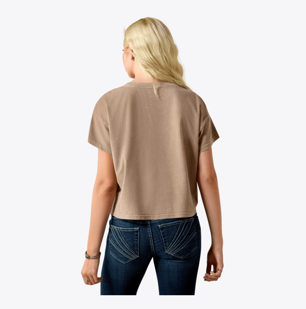 Ariat Womens Boxy Crop Tee Shirt