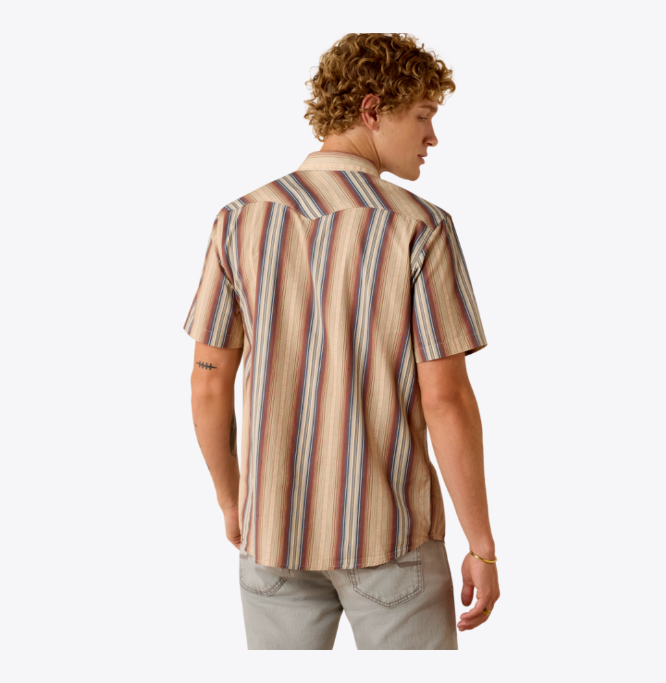 Ariat Mens Retro Haver Fitted Snap Shirt